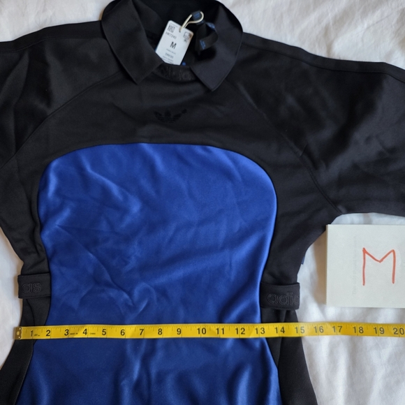 Adidas blue version Originals Women's Dress Maxi Blue/black BNWT - Picture 11 of 16